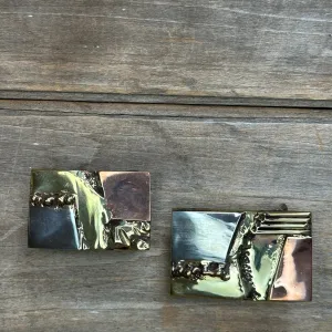 Abstract David M. Bowman Belt Buckle