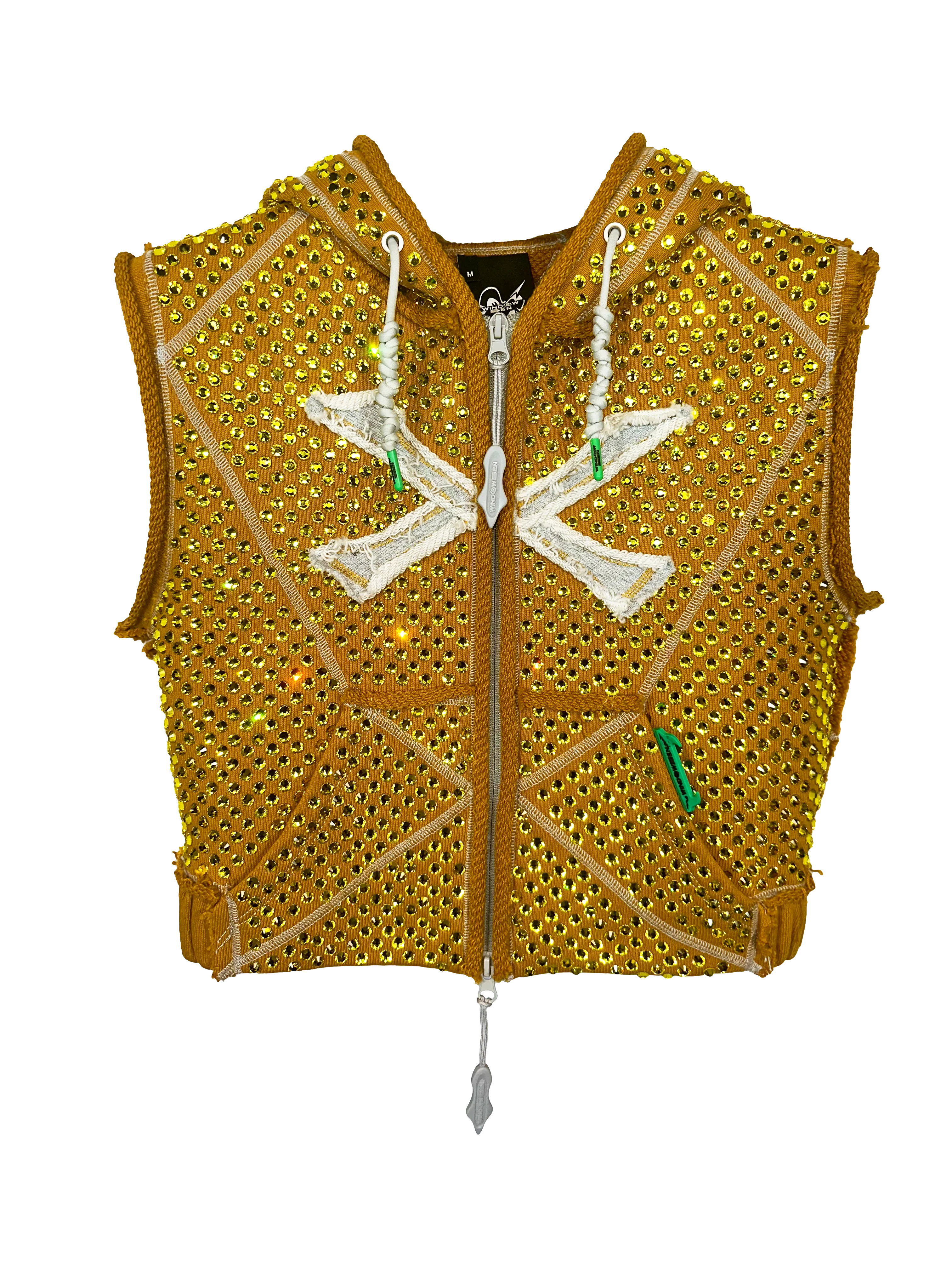 ACTIVE VEST WITH CRYSTALS