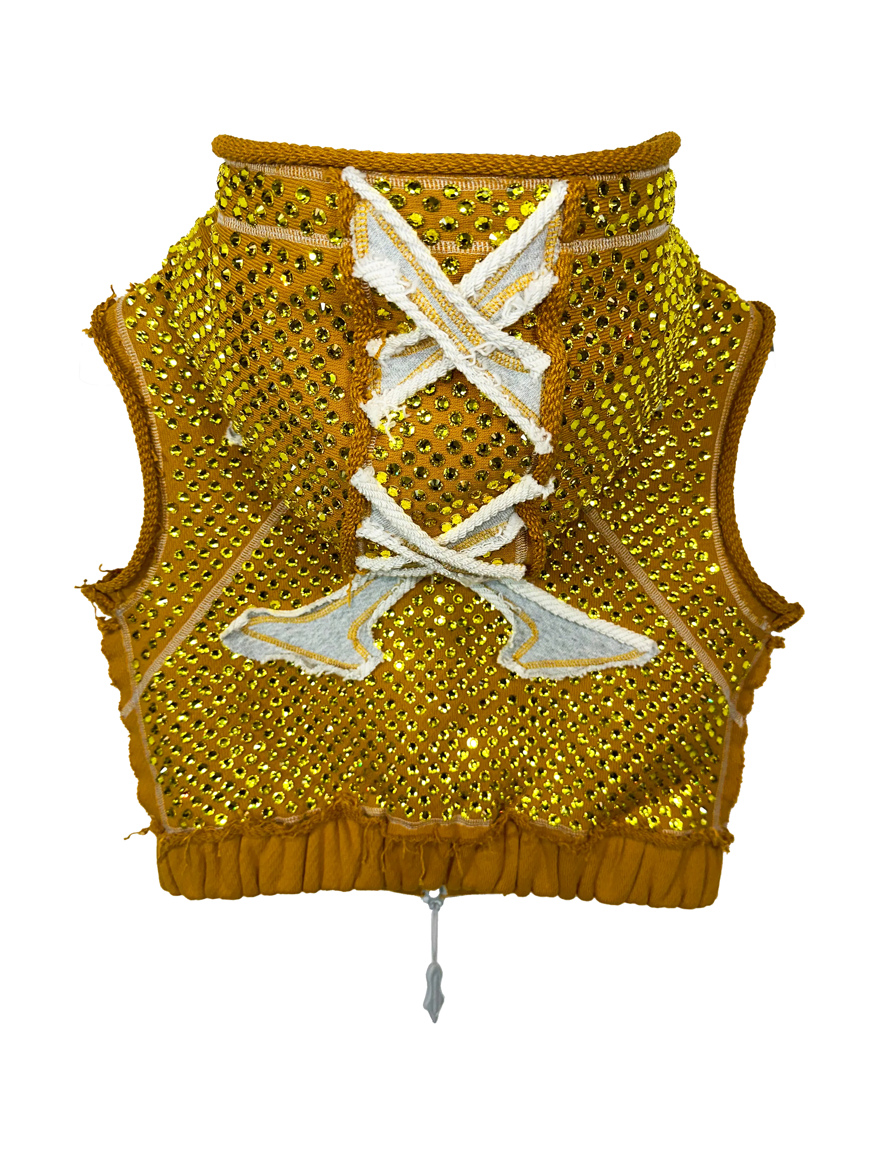 ACTIVE VEST WITH CRYSTALS