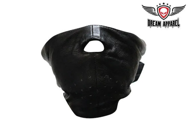 Biker Leather Face Mask