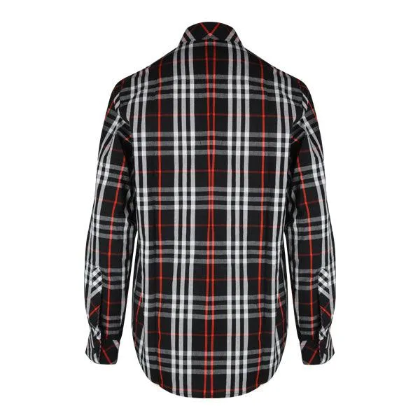 BOYS MULTICOLOUR LONG SLEEVE CHECK SHIRT