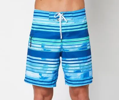 BOYS RIBBON BOARD SHORT - BLUE