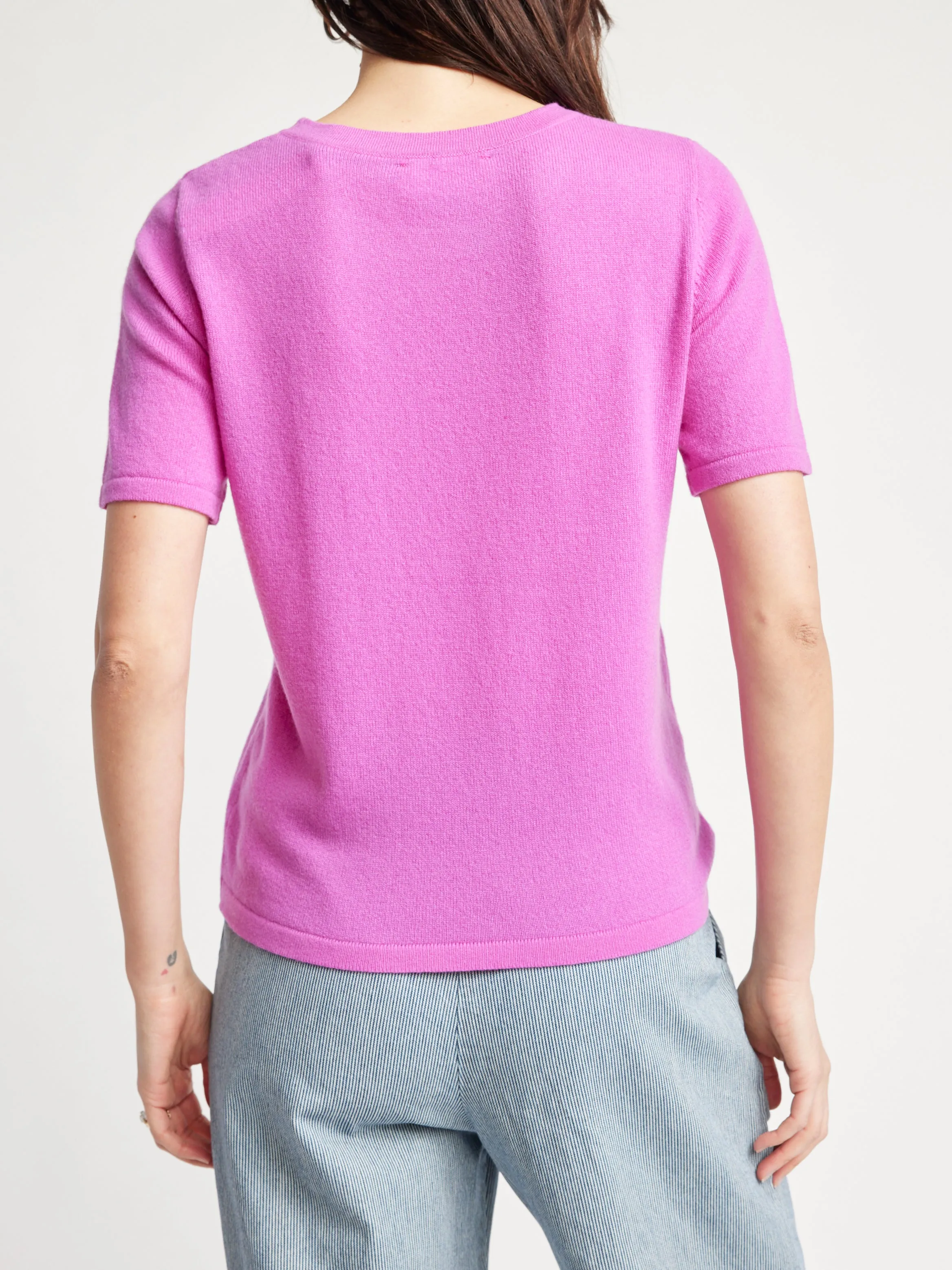 Brea Cashmere T-Shirt Sweater