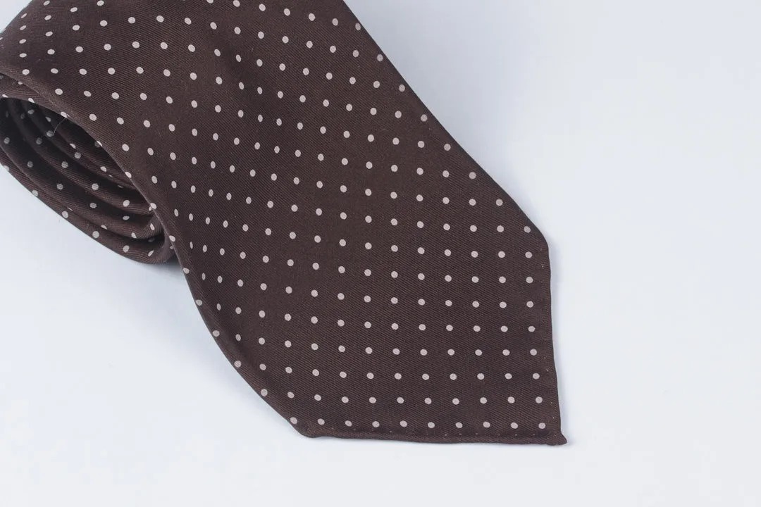 Brown-White Printed Dots (OOS)