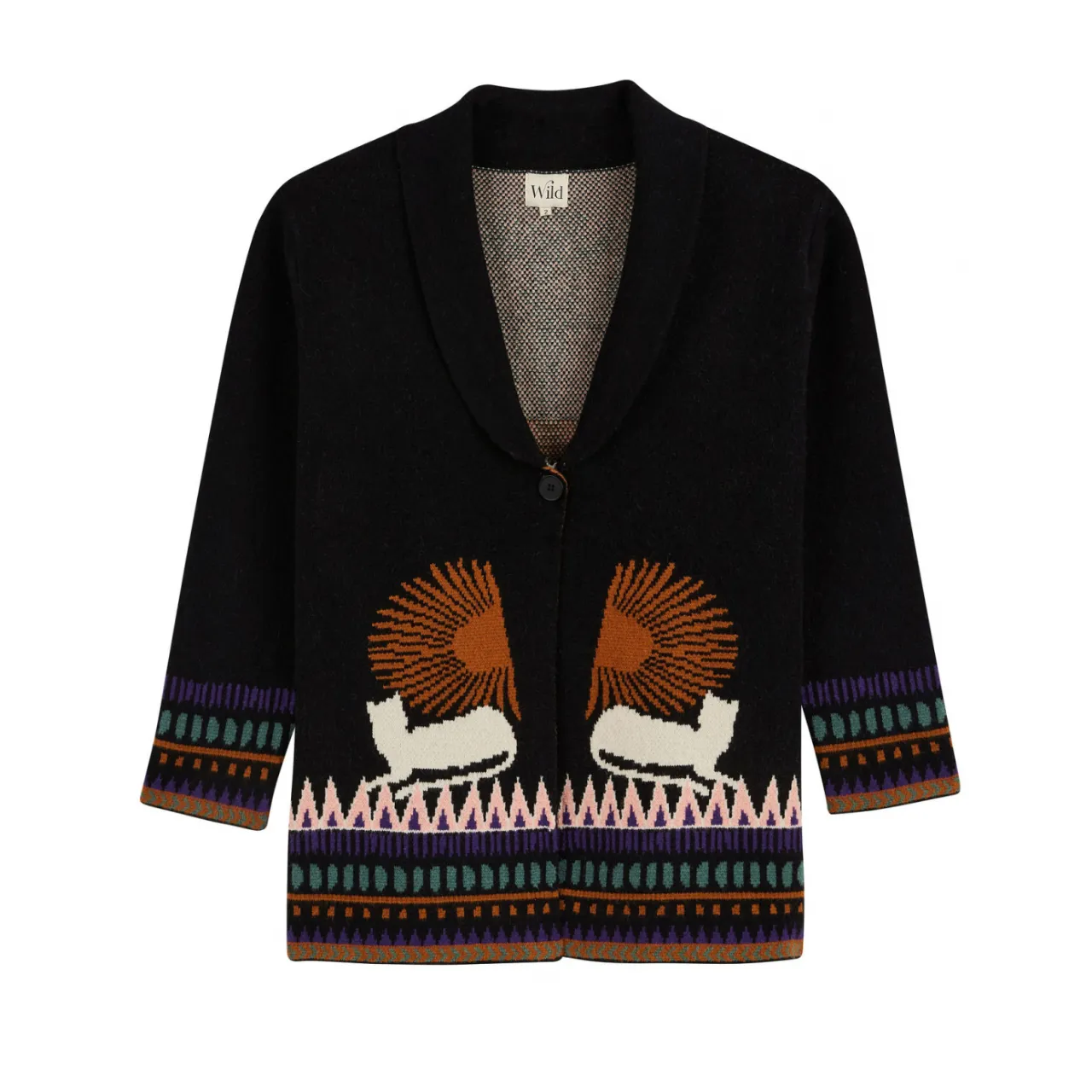 Cloris Cardigan in Black