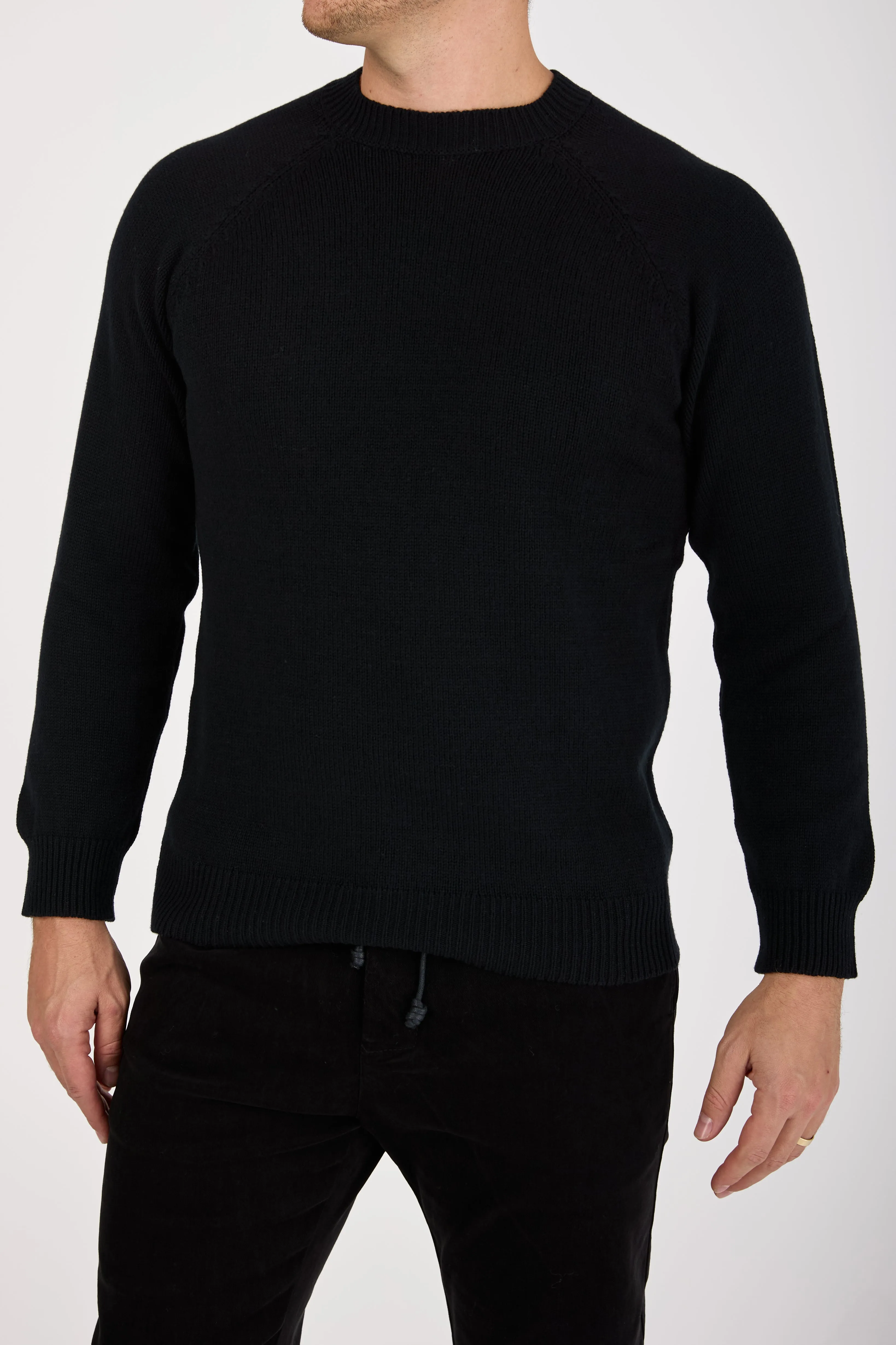 Crewneck Sweater in Black