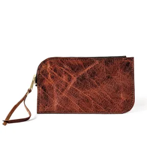 Directive Leather Contour Clutch - Snakebite