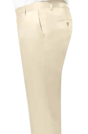 EJ Samuel Cream Satin Pants PS02