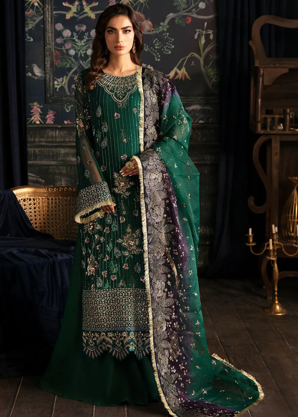 Elanora Embroidered Formals' 24 by Nureh | NEL-42