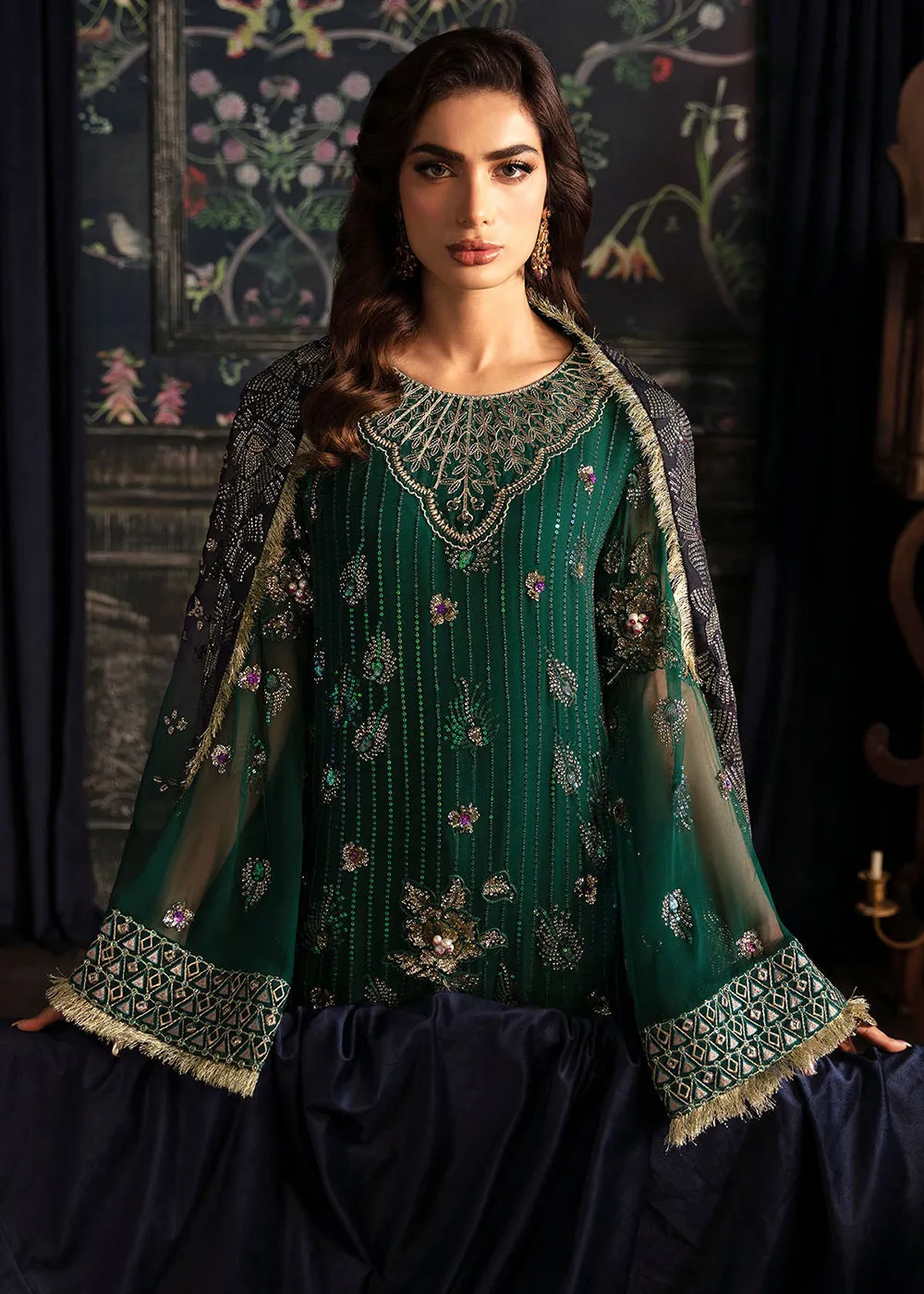 Elanora Embroidered Formals' 24 by Nureh | NEL-42