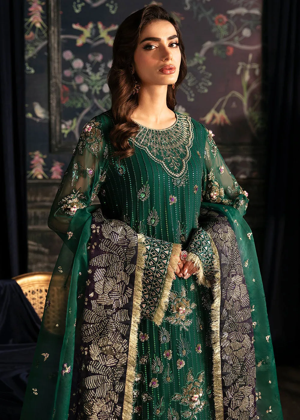 Elanora Embroidered Formals' 24 by Nureh | NEL-42