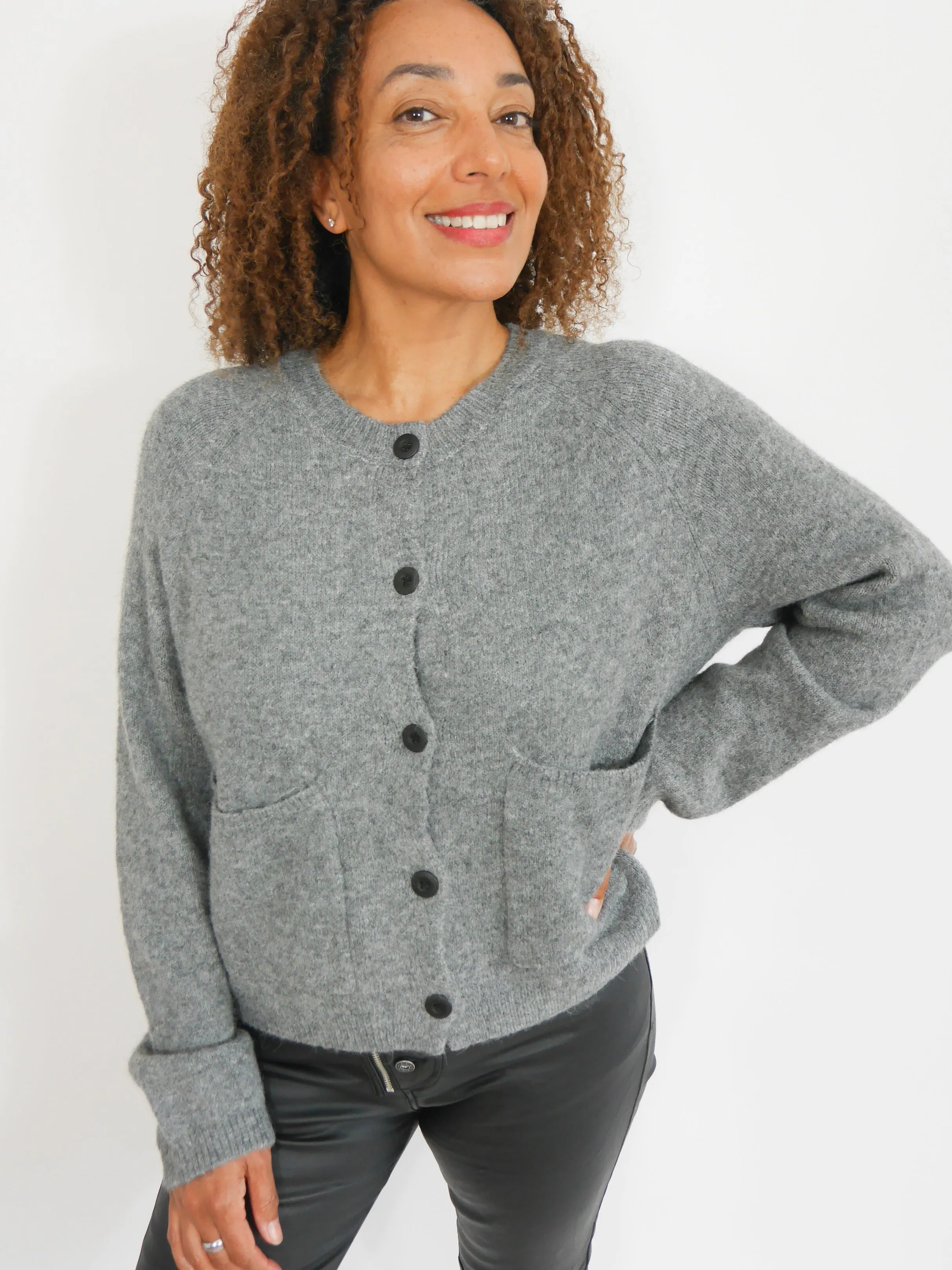 Elsa Cardigan Grey