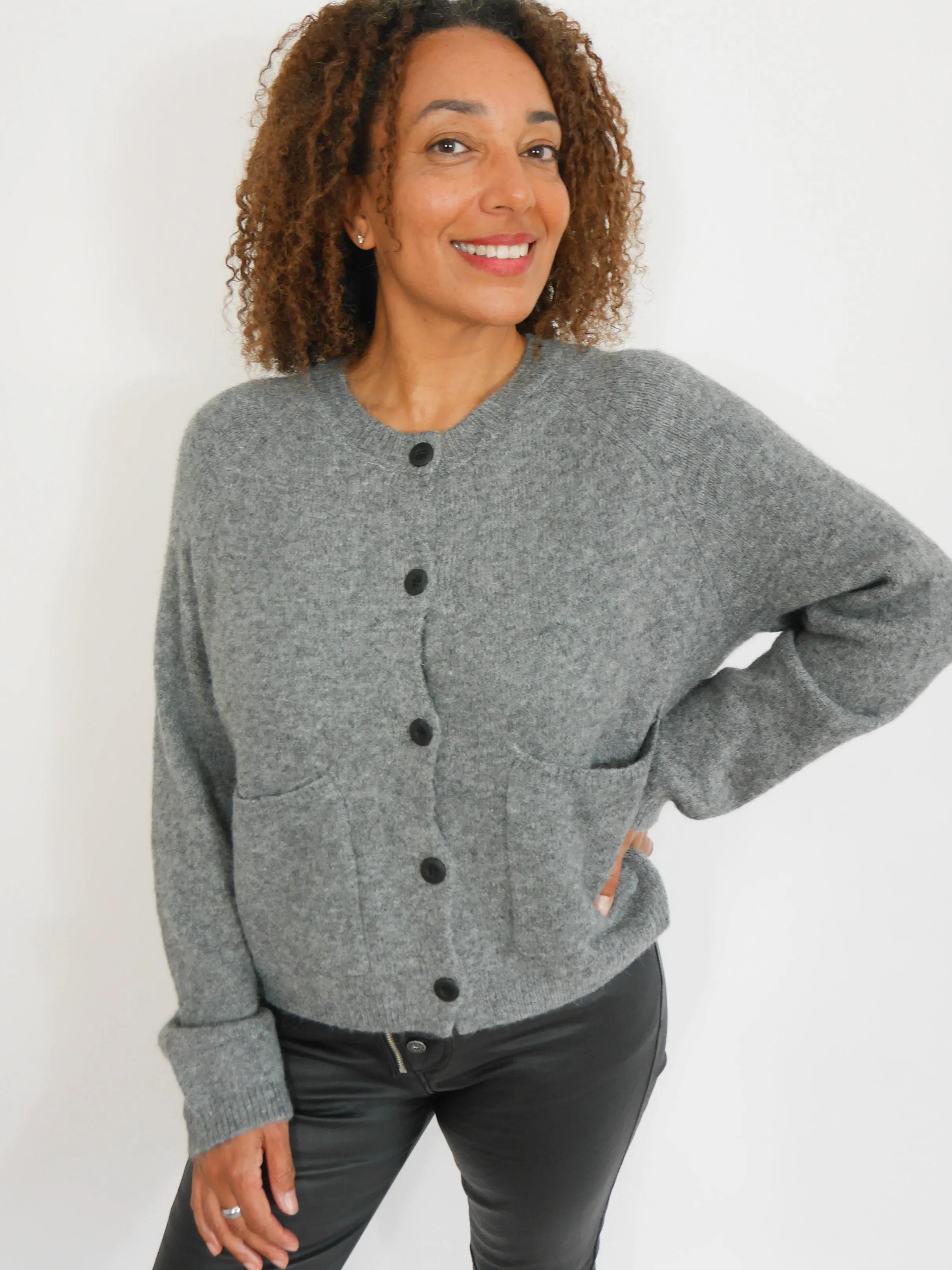 Elsa Cardigan Grey