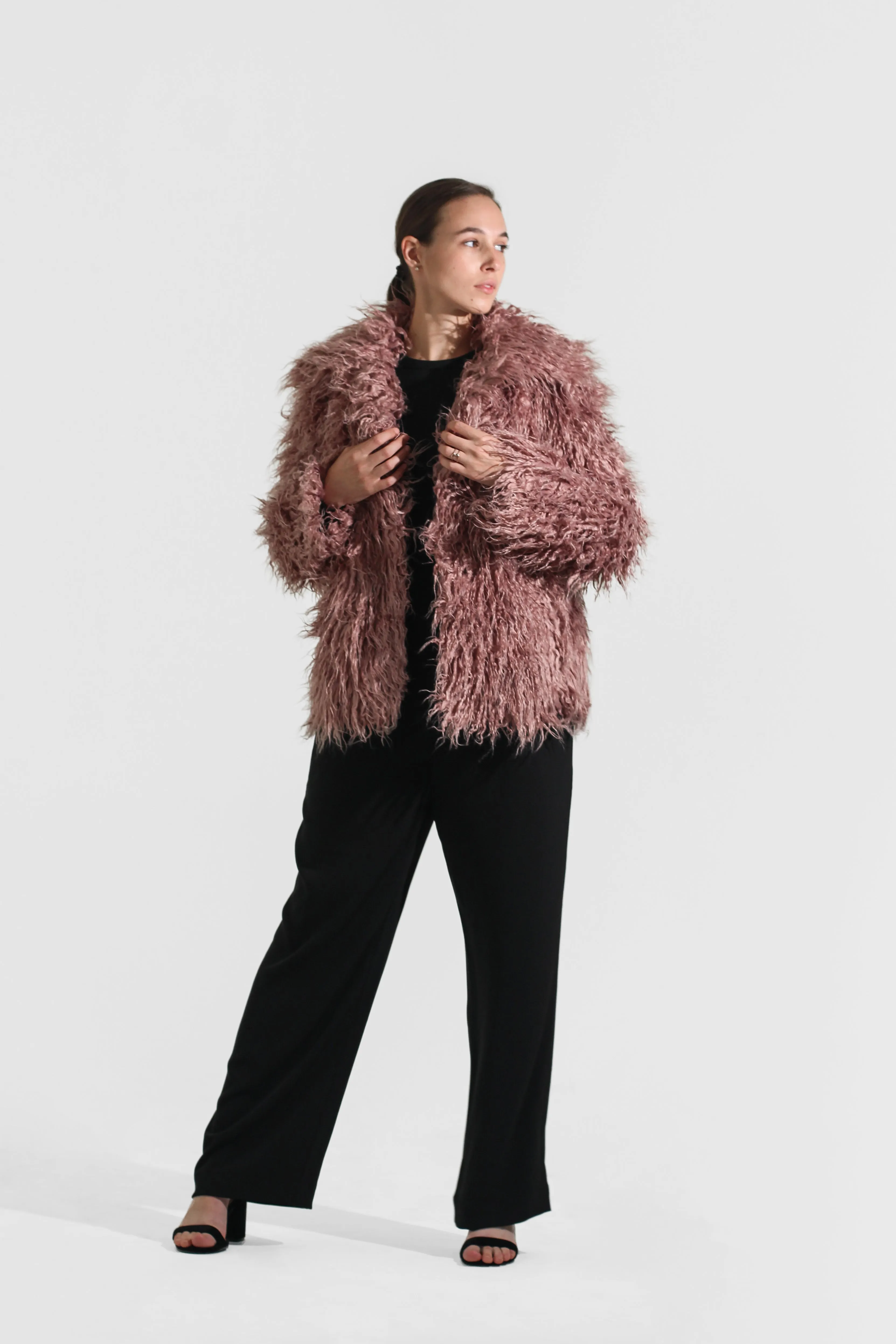 Faux-fur jacket SIMONE