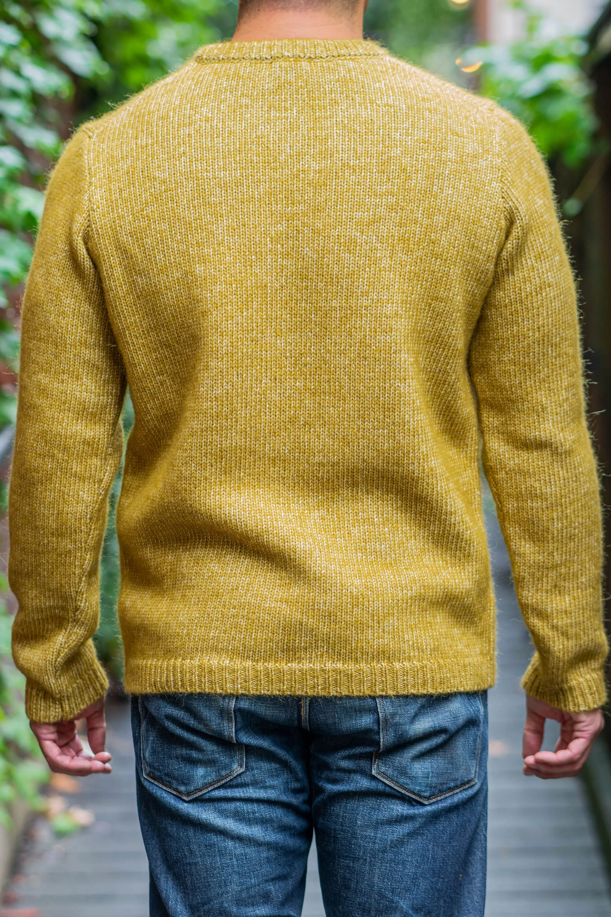 Hansen Garments Eske Crew Neck Sweater - Gold