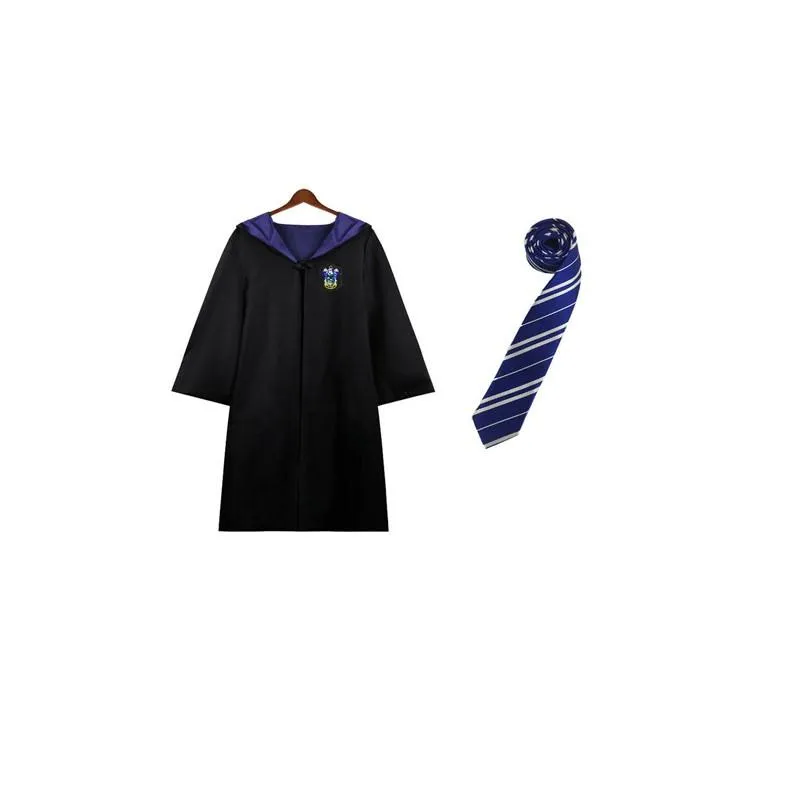 Harry Potter House Robes & Ties Cosplay Complete Set