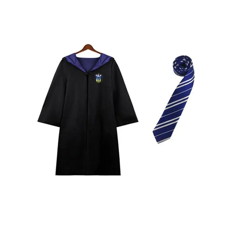 Harry Potter House Robes & Ties Cosplay Complete Set