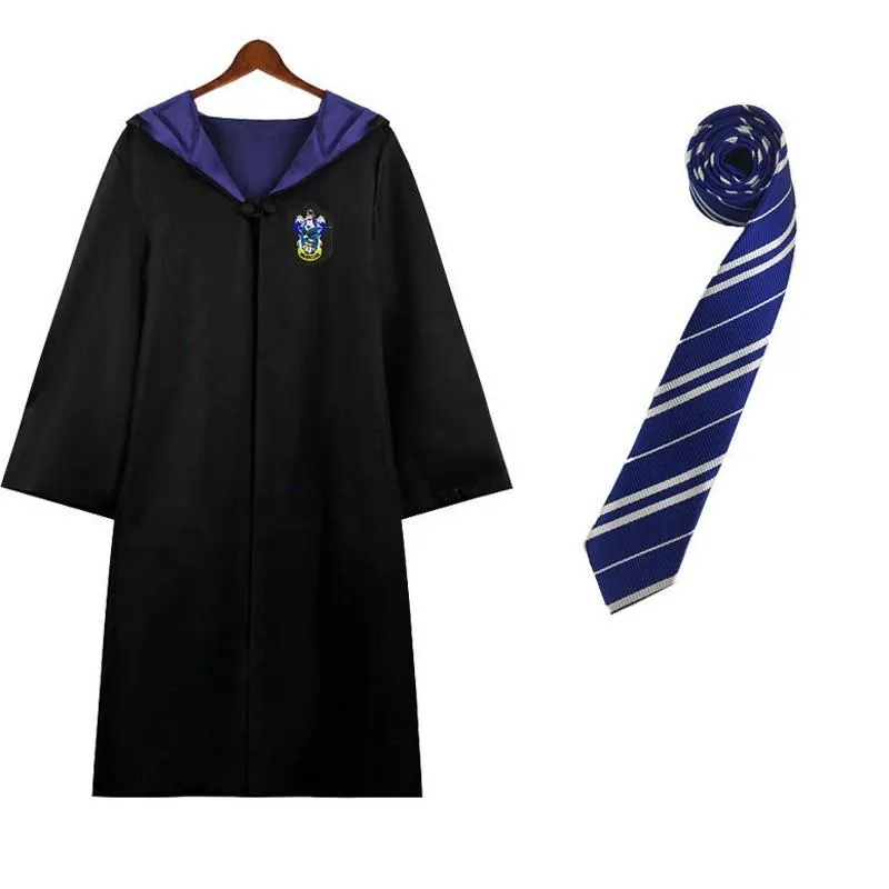 Harry Potter House Robes & Ties Cosplay Complete Set