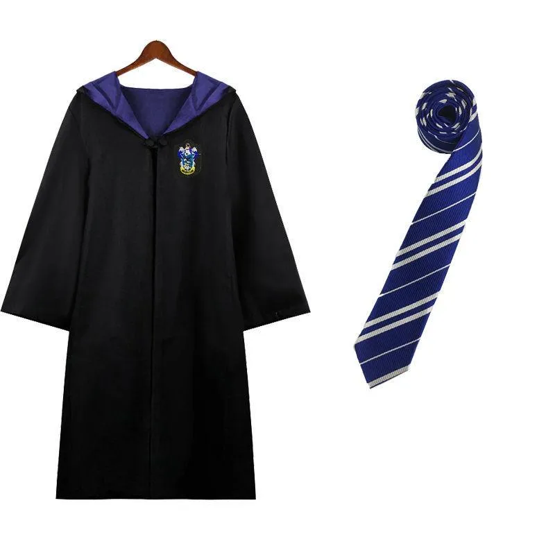 Harry Potter House Robes & Ties Cosplay Complete Set