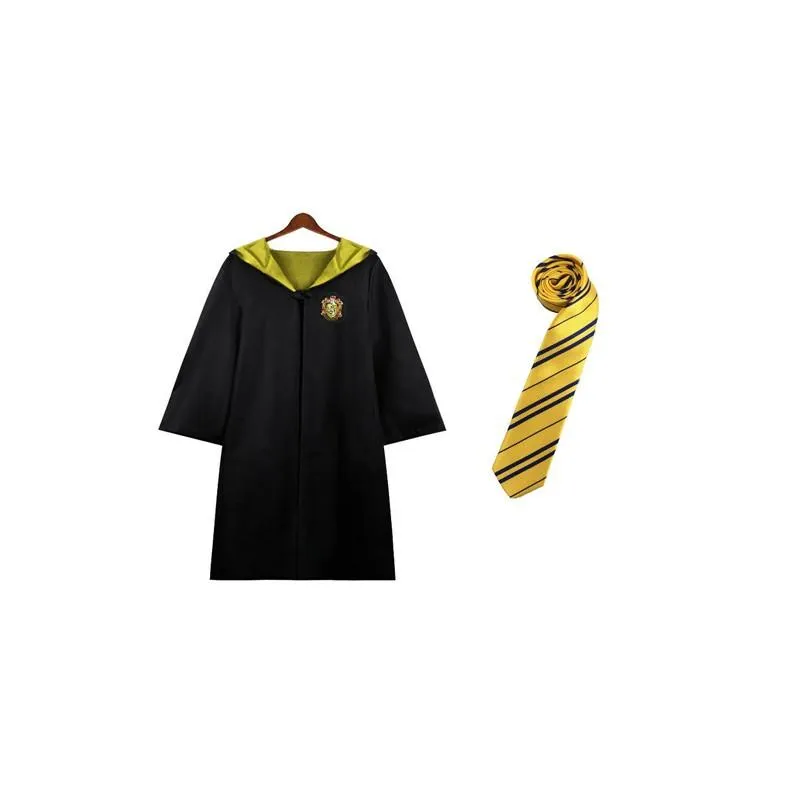 Harry Potter House Robes & Ties Cosplay Complete Set