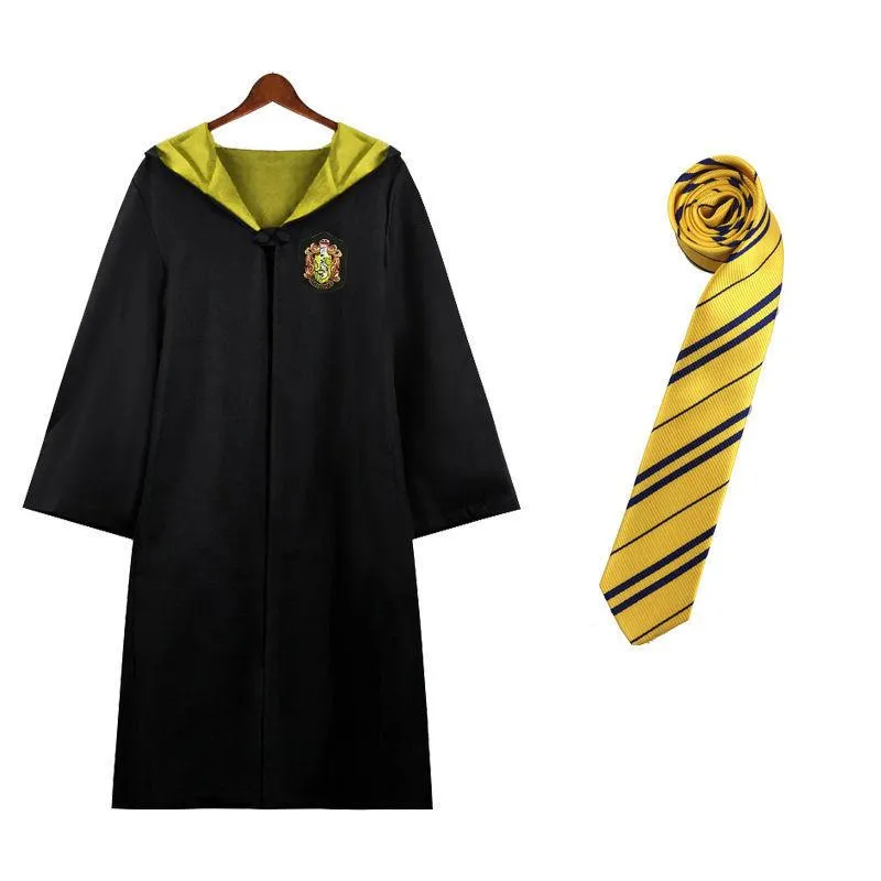 Harry Potter House Robes & Ties Cosplay Complete Set