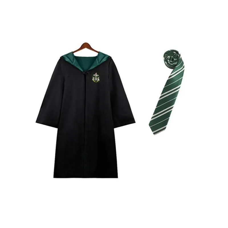 Harry Potter House Robes & Ties Cosplay Complete Set