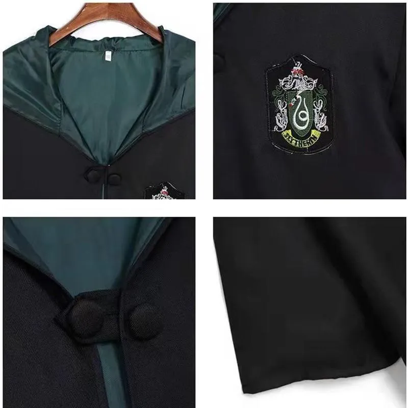 Harry Potter House Robes & Ties Cosplay Complete Set