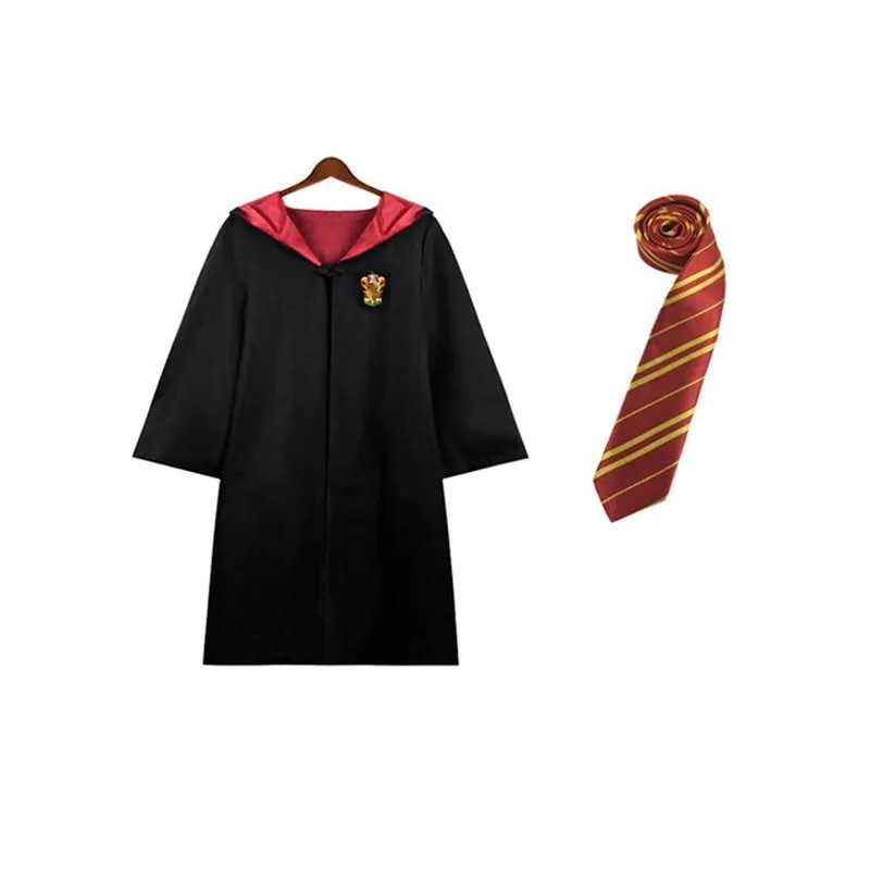 Harry Potter House Robes & Ties Cosplay Complete Set