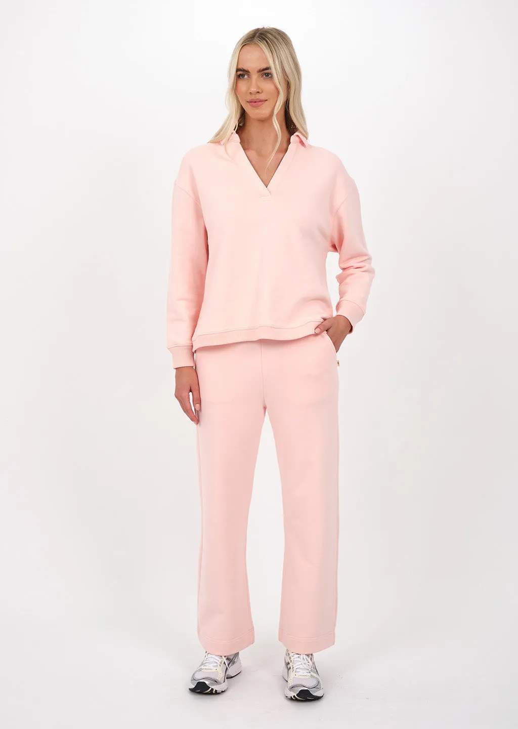 Haze Track Pant in Peach