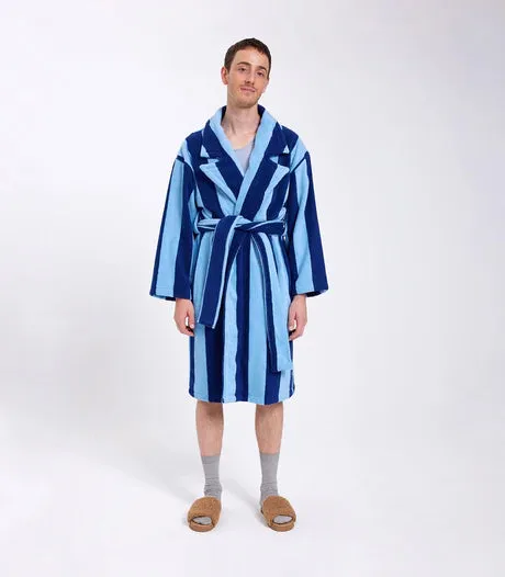 HOMMEY ROBE | Blueberry stripes