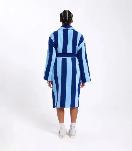 HOMMEY ROBE | Blueberry stripes