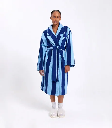 HOMMEY ROBE | Blueberry stripes