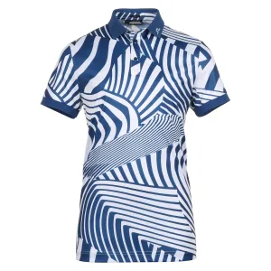 J.Lindeberg Golf Tour Tech Print Polo Shirt HS24