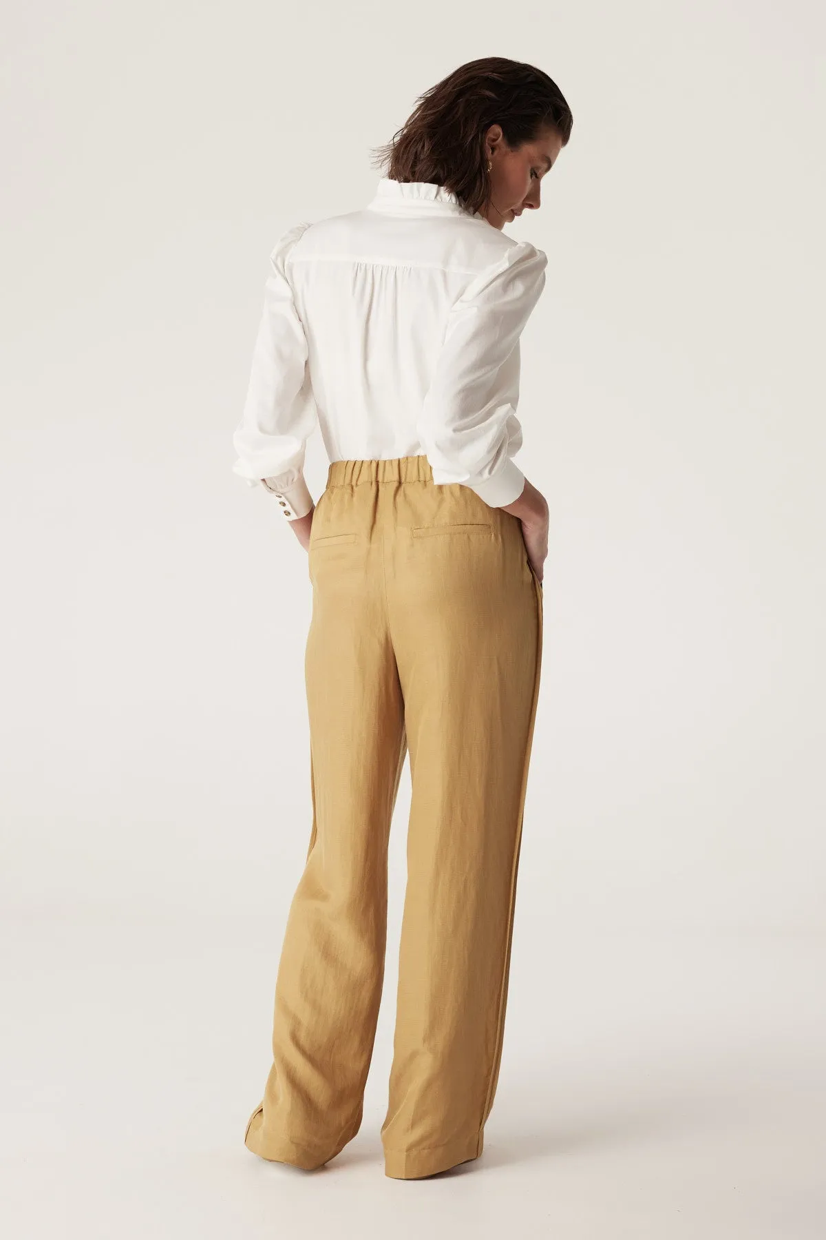 Kate Frill Blouse - White