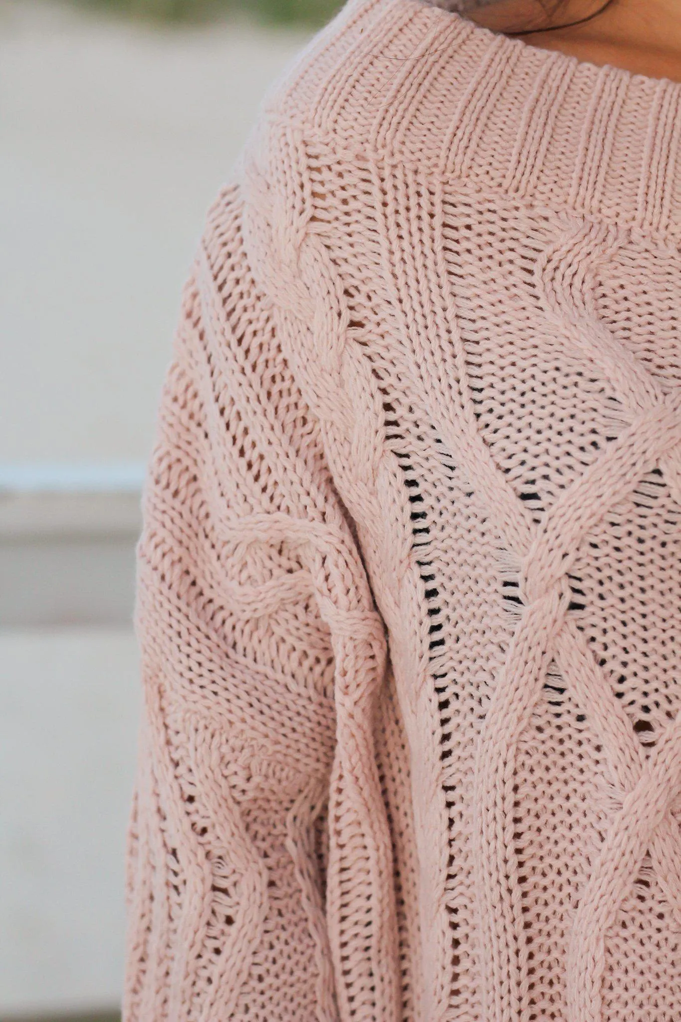 Light Pink Knit Sweater