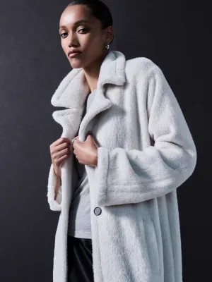 Live In Fur Coat Frosted White