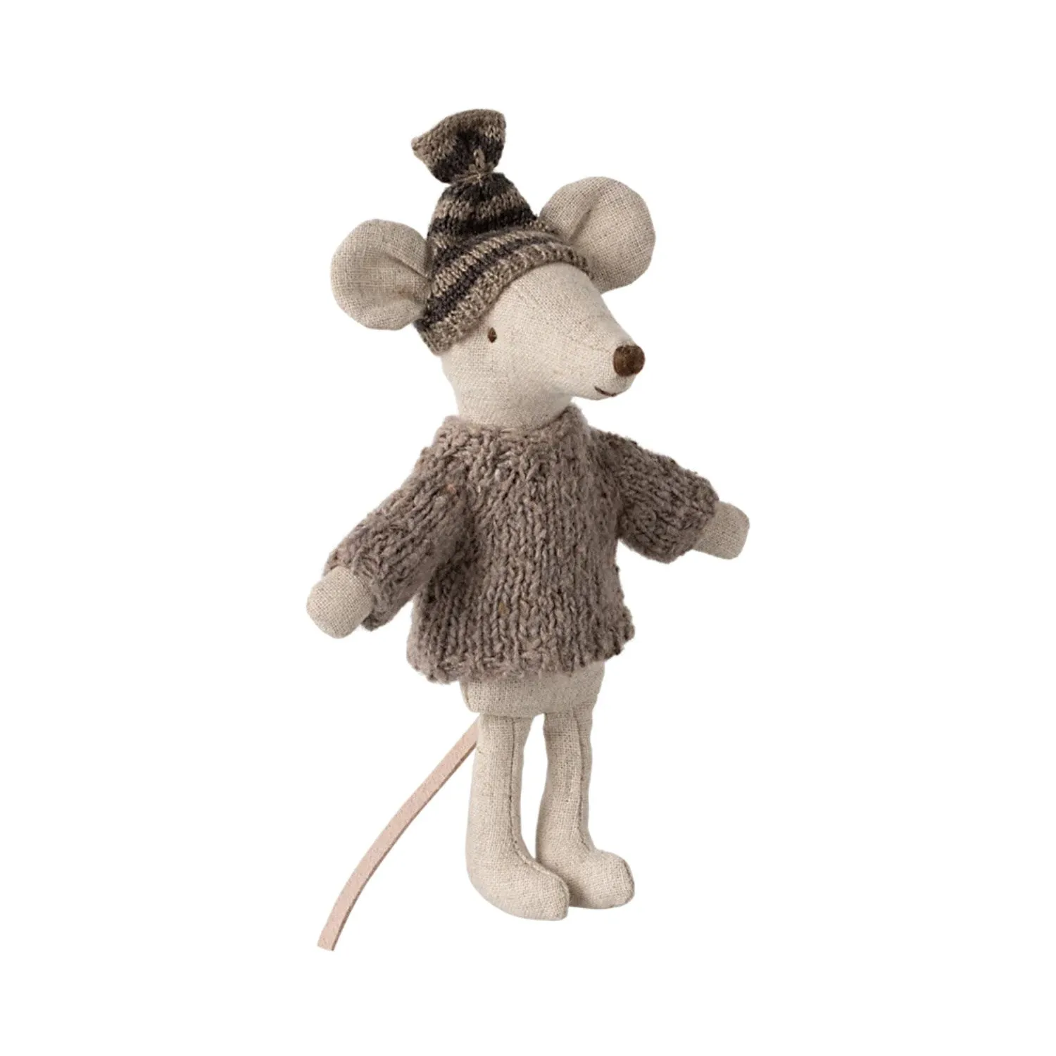 Maileg Knitted sweater and hat, Big brother mouse