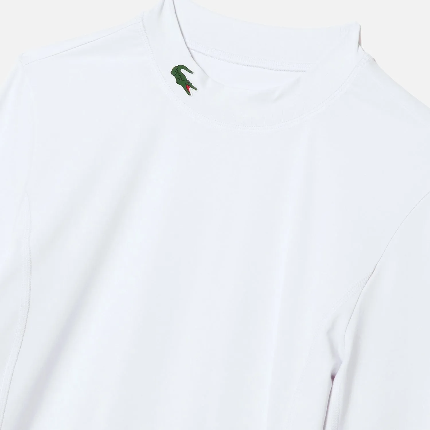 Men's Lacoste Sport Long Sleeve Technical Golf T-shirt White