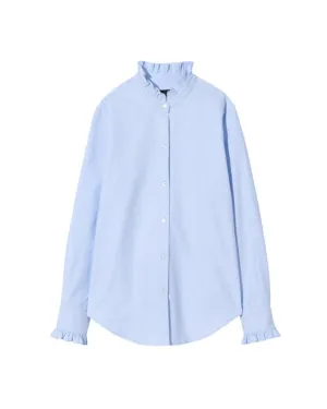 Nili Lotan Lydia Shirt Light Blue