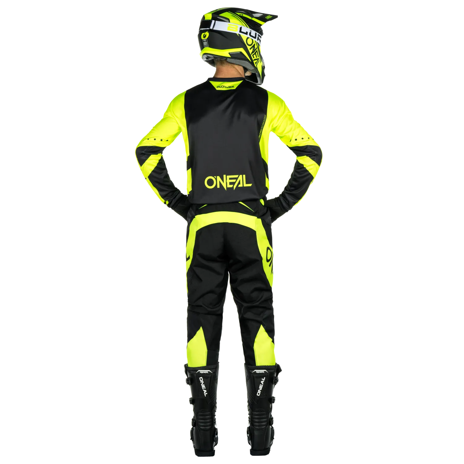 O'NEAL Element Racewear V.4 Pants Black/Neon