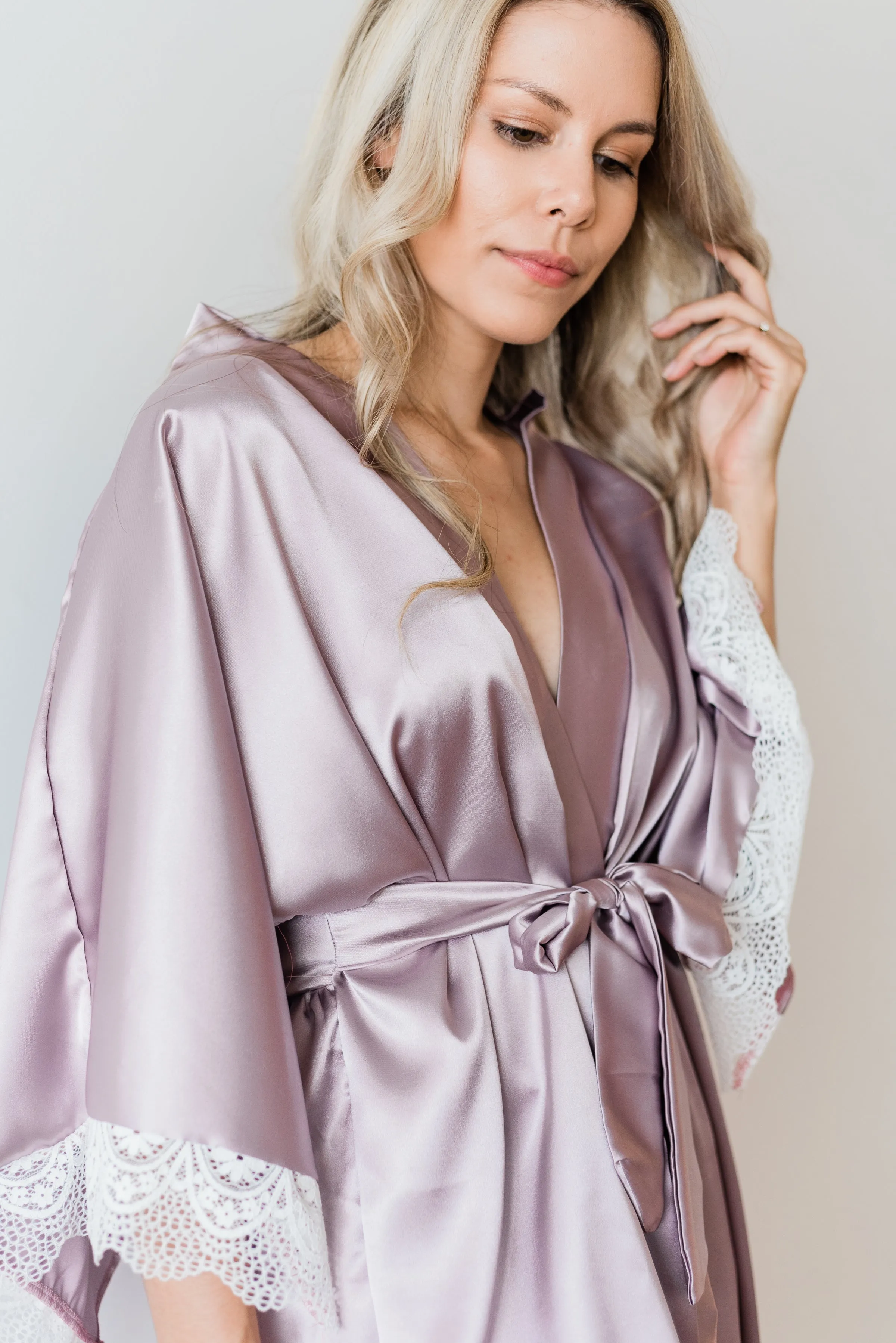 Personalised Celine Robe in Lavender