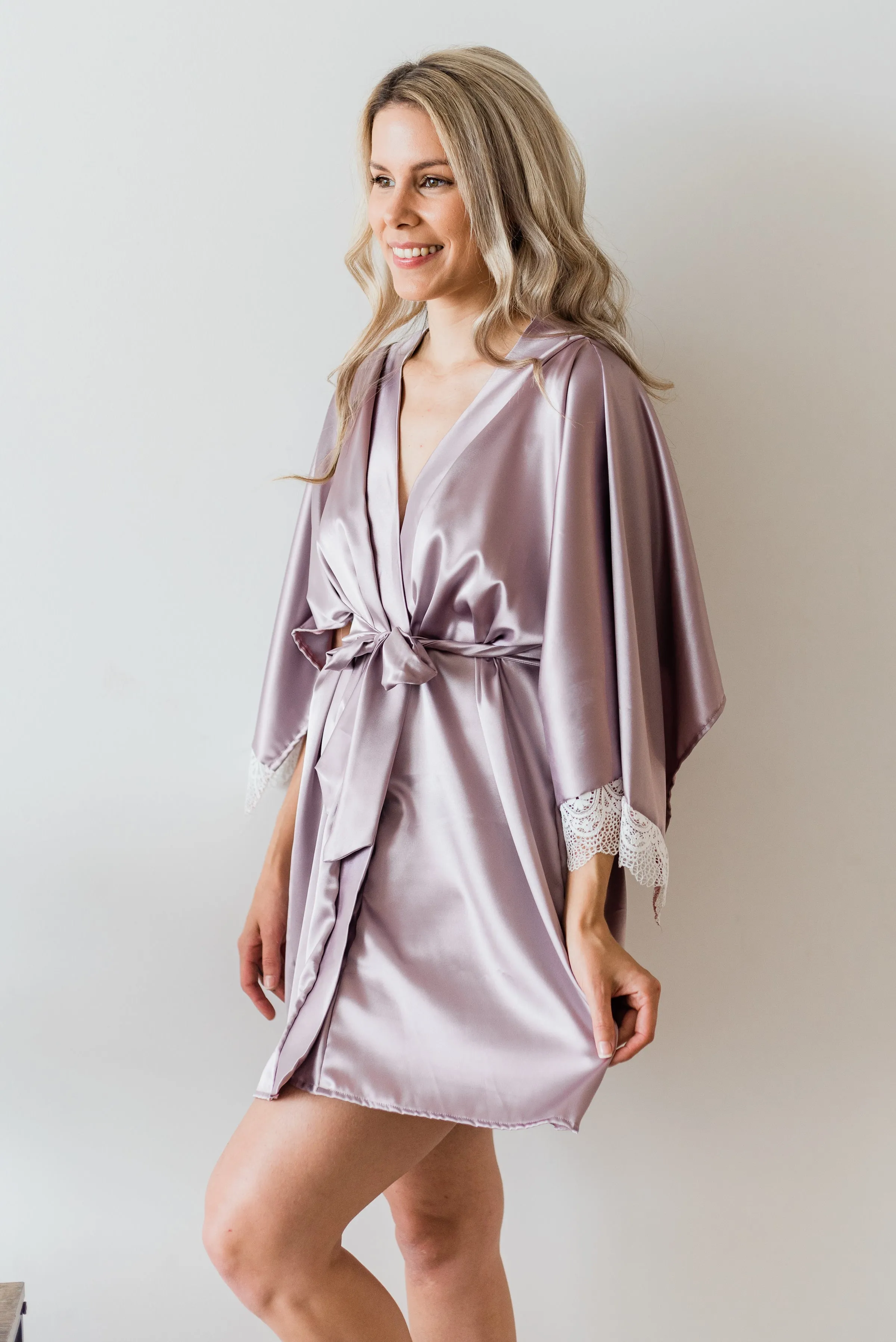 Personalised Celine Robe in Lavender