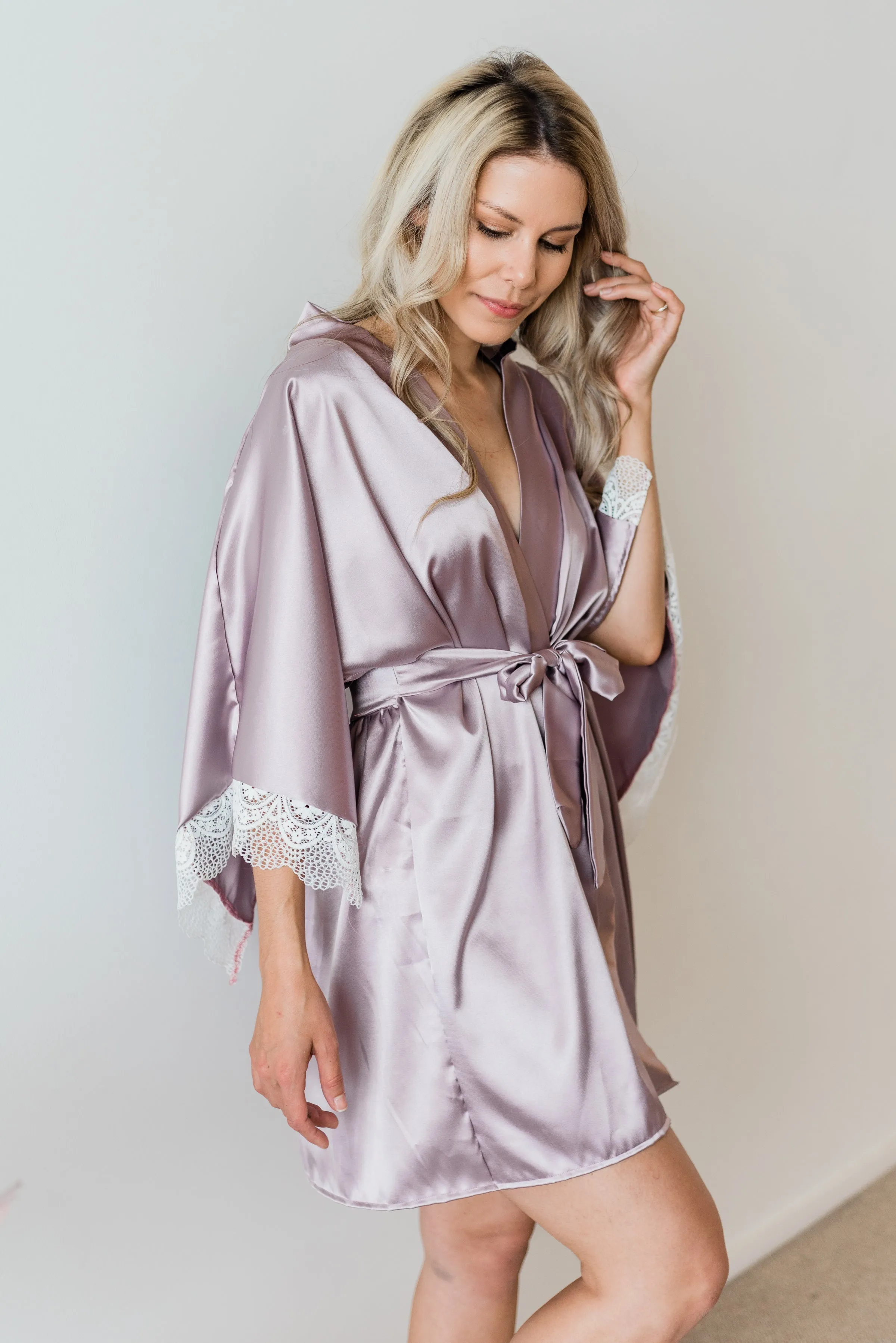 Personalised Celine Robe in Lavender