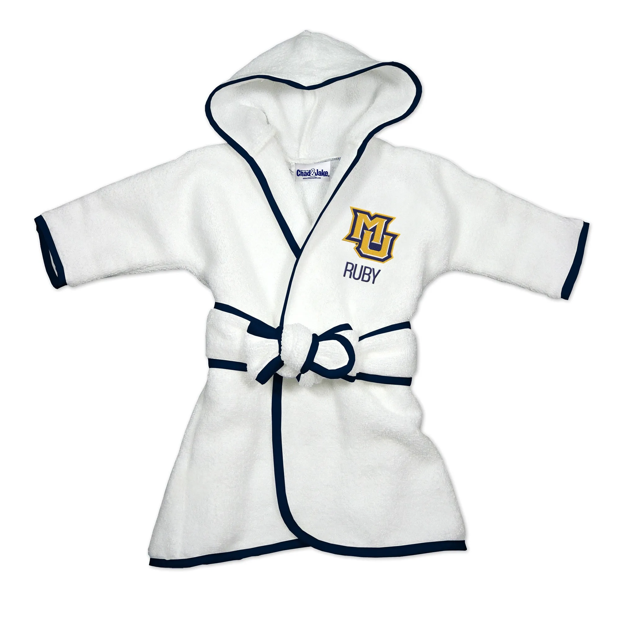 Personalized Marquette Golden Eagles Robe