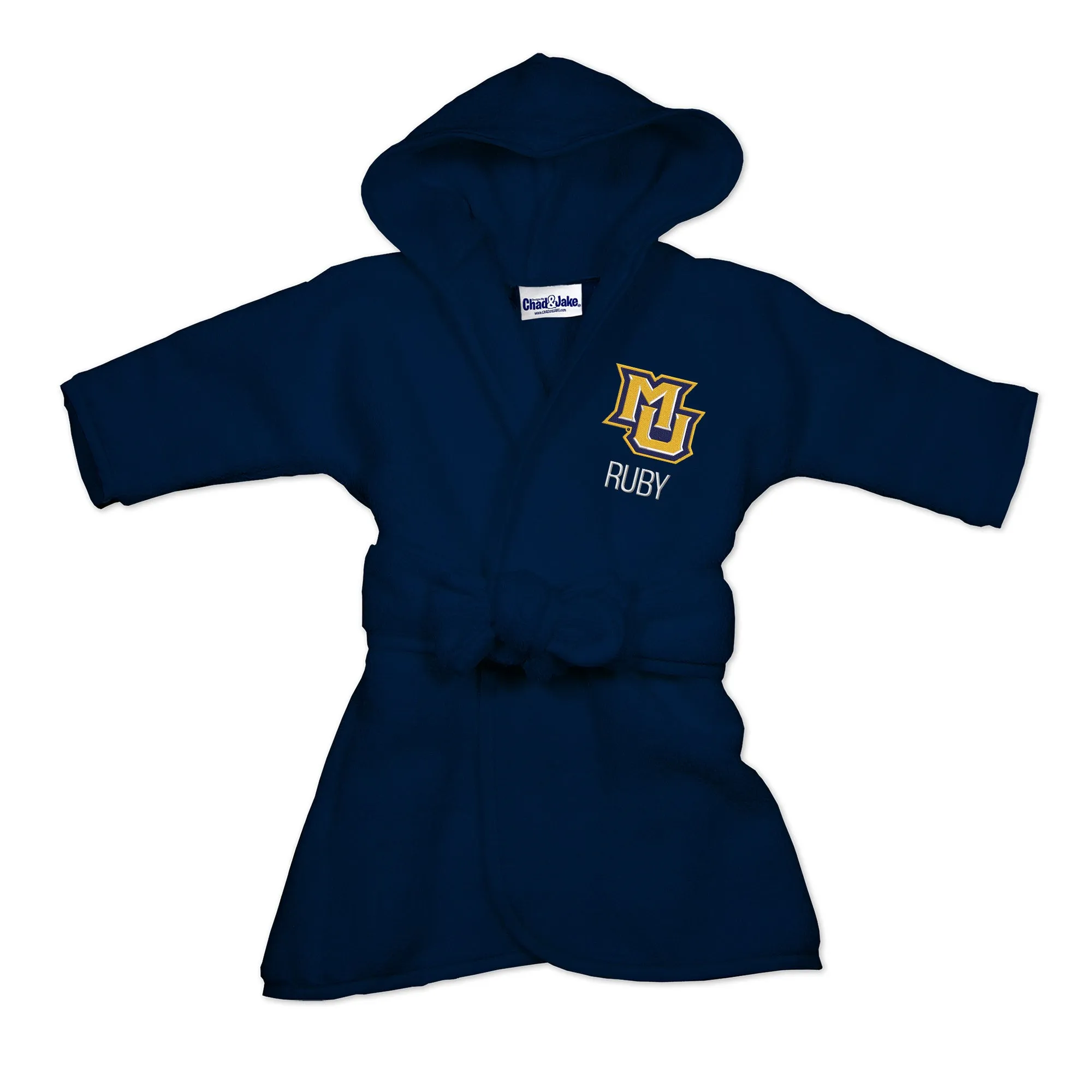 Personalized Marquette Golden Eagles Robe