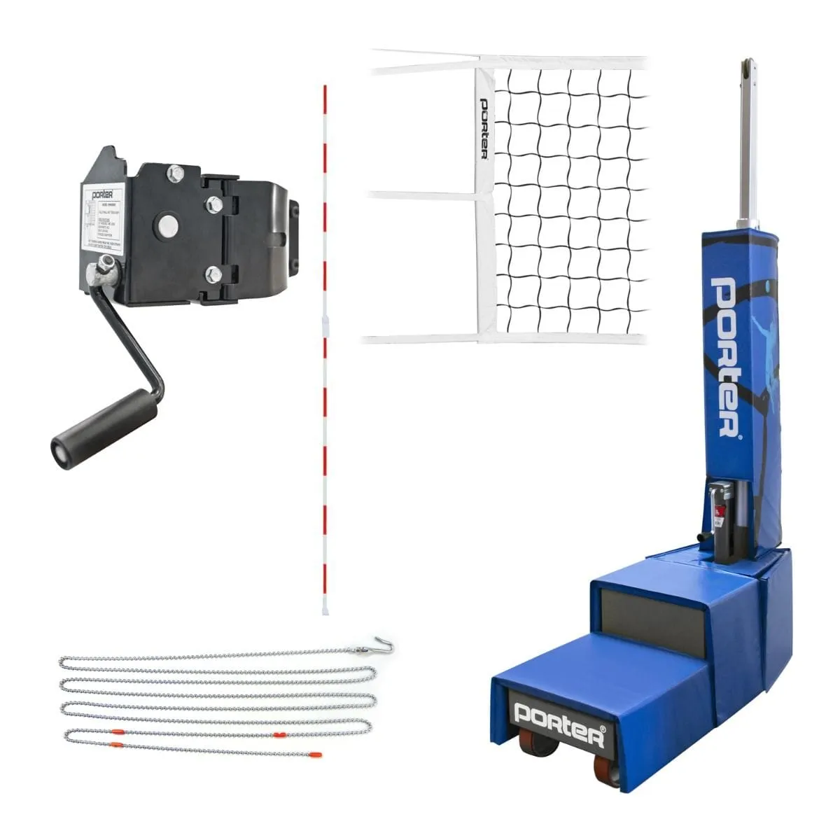 Porter Powr Court Portable Volleyball System 1935