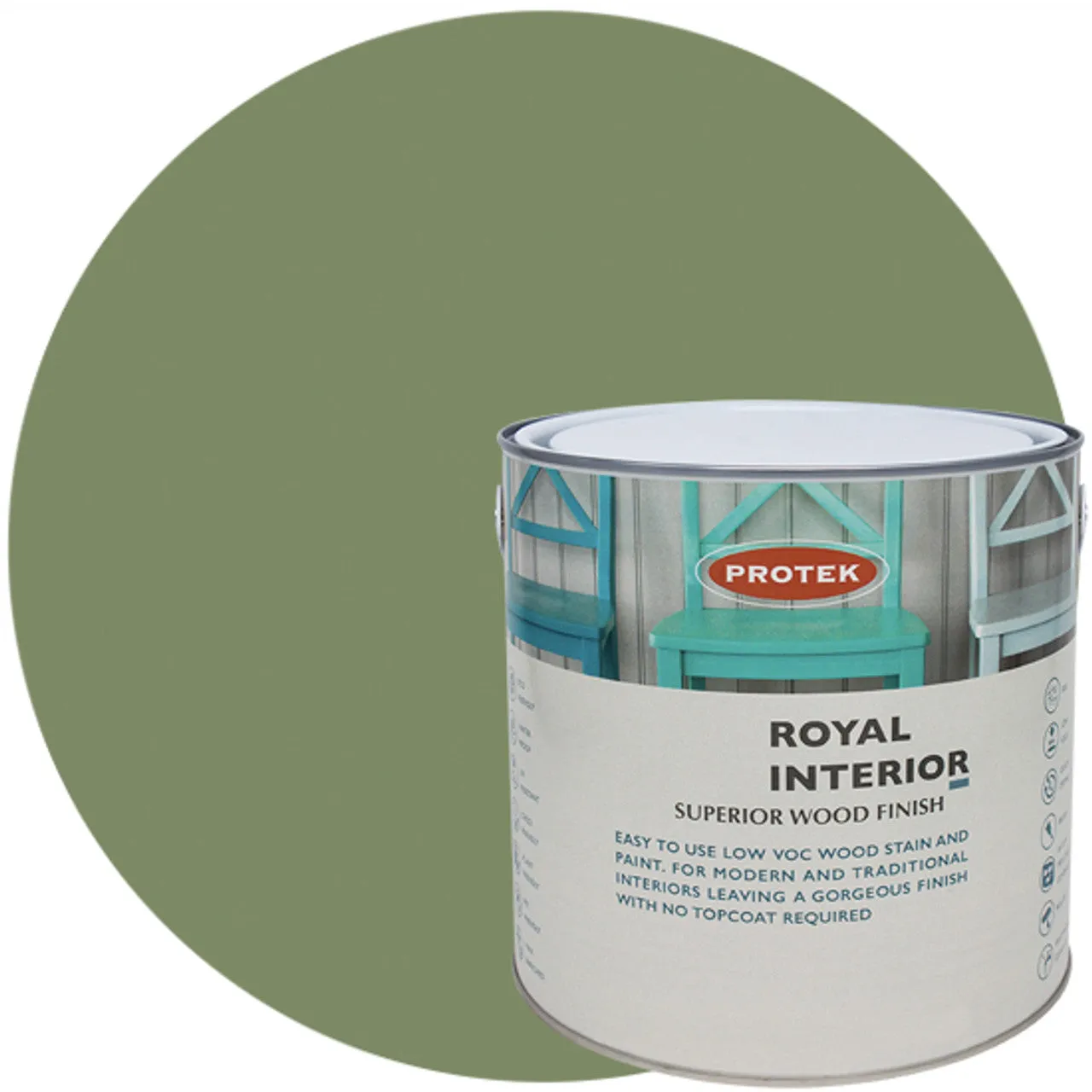 Protek Royal Interior Finish - Sage Leaf