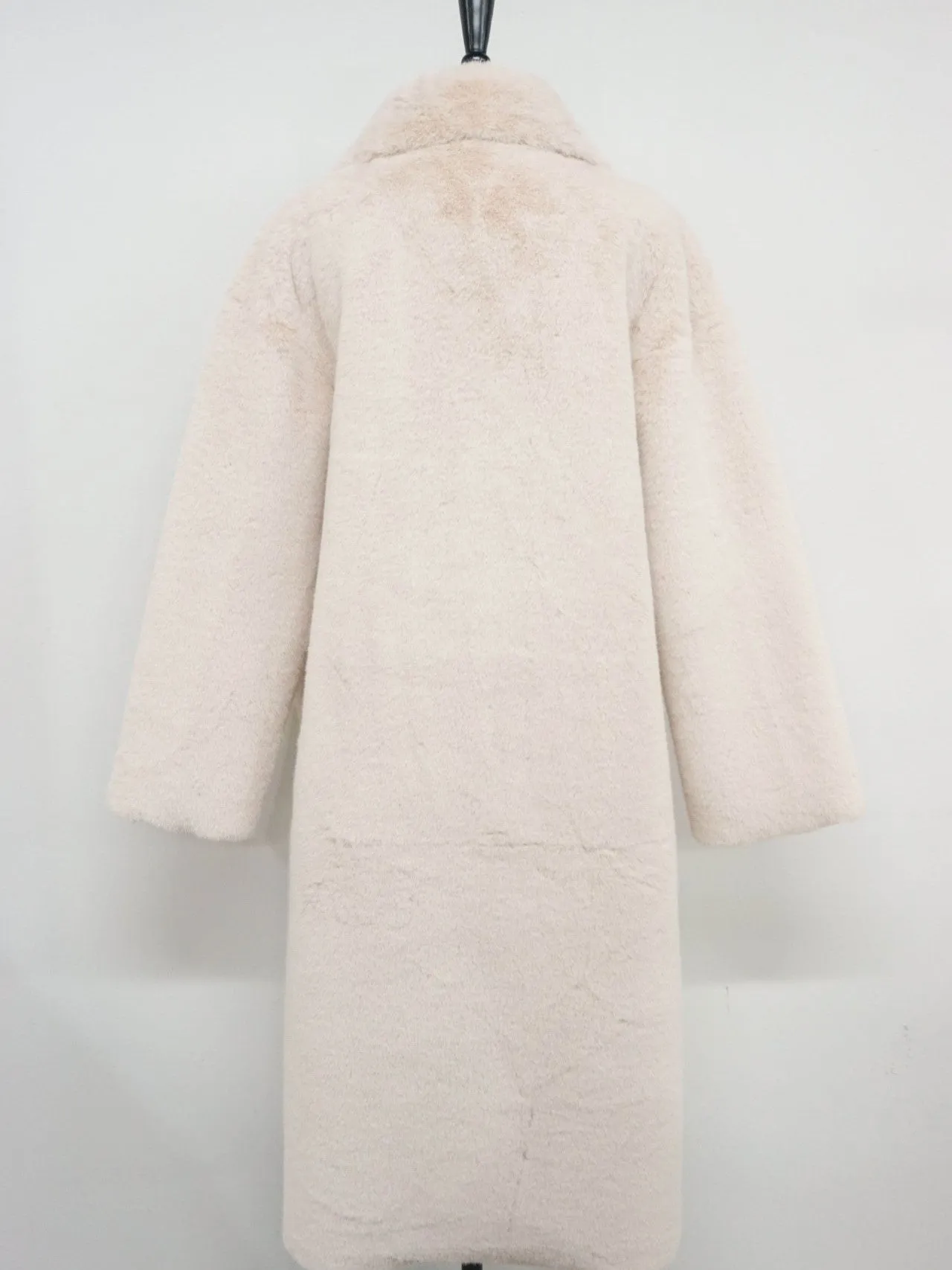 REVERSIBLE FAUX FUR COAT