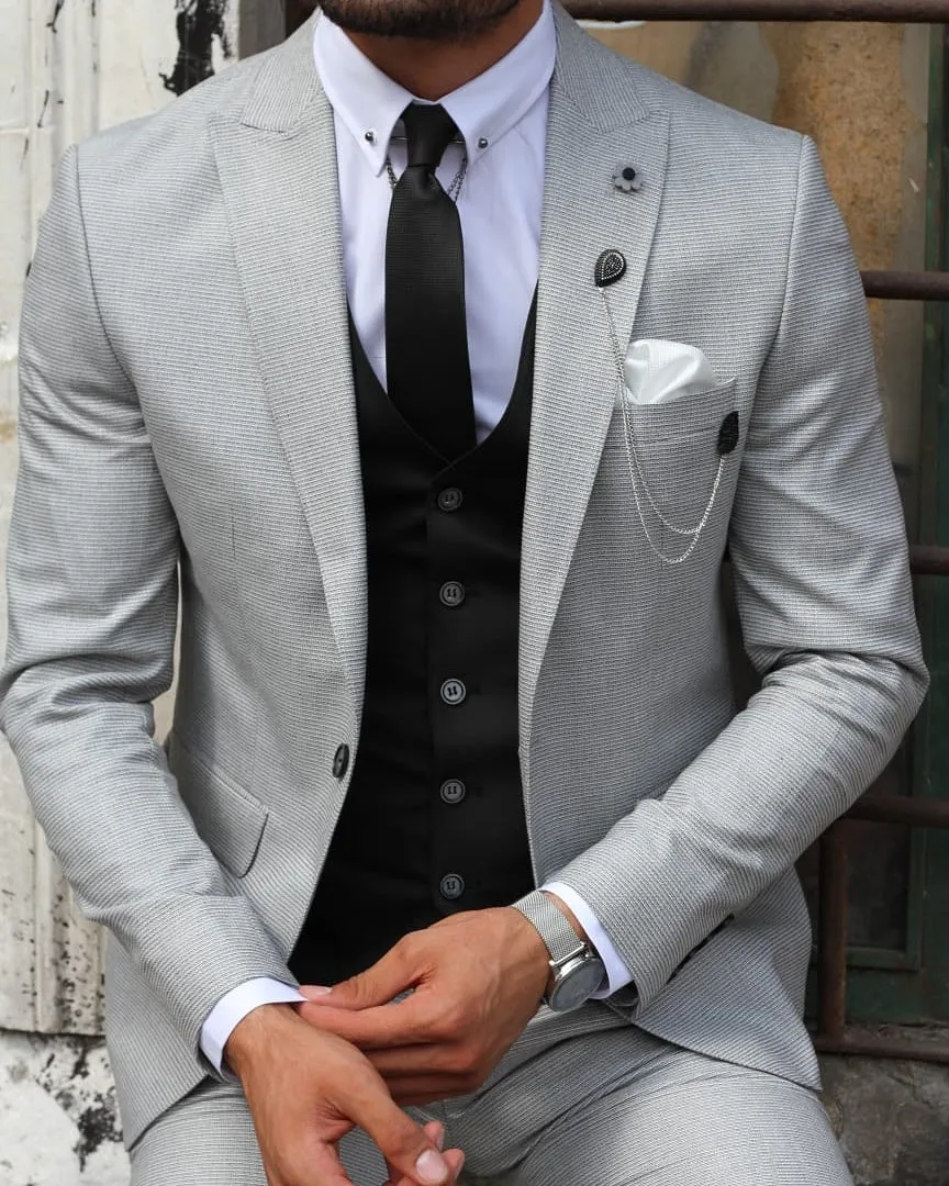 SLIM FIT GREY SUIT