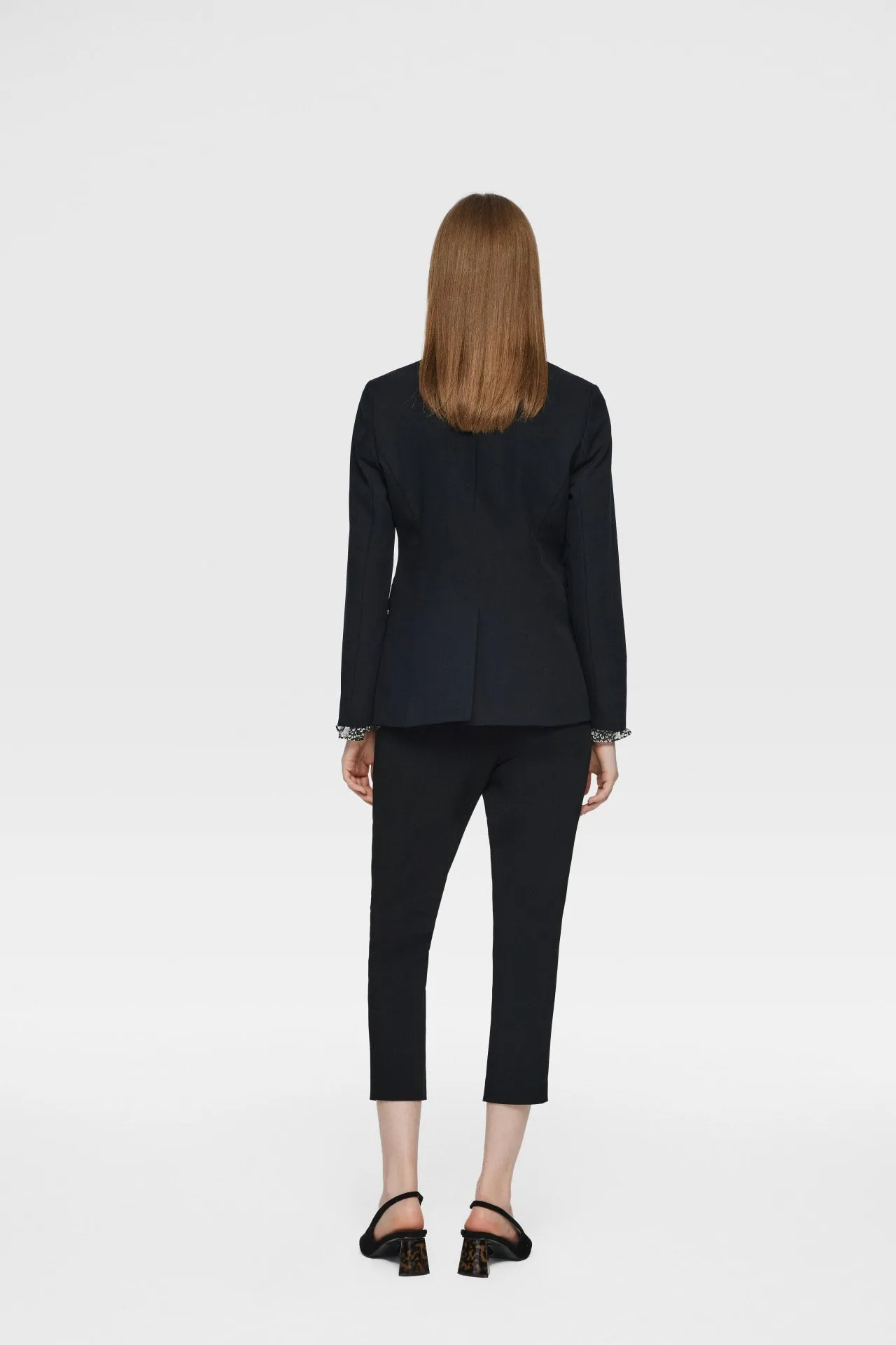 Sofia Multi-way Stretch Suit Blazer with Brooch